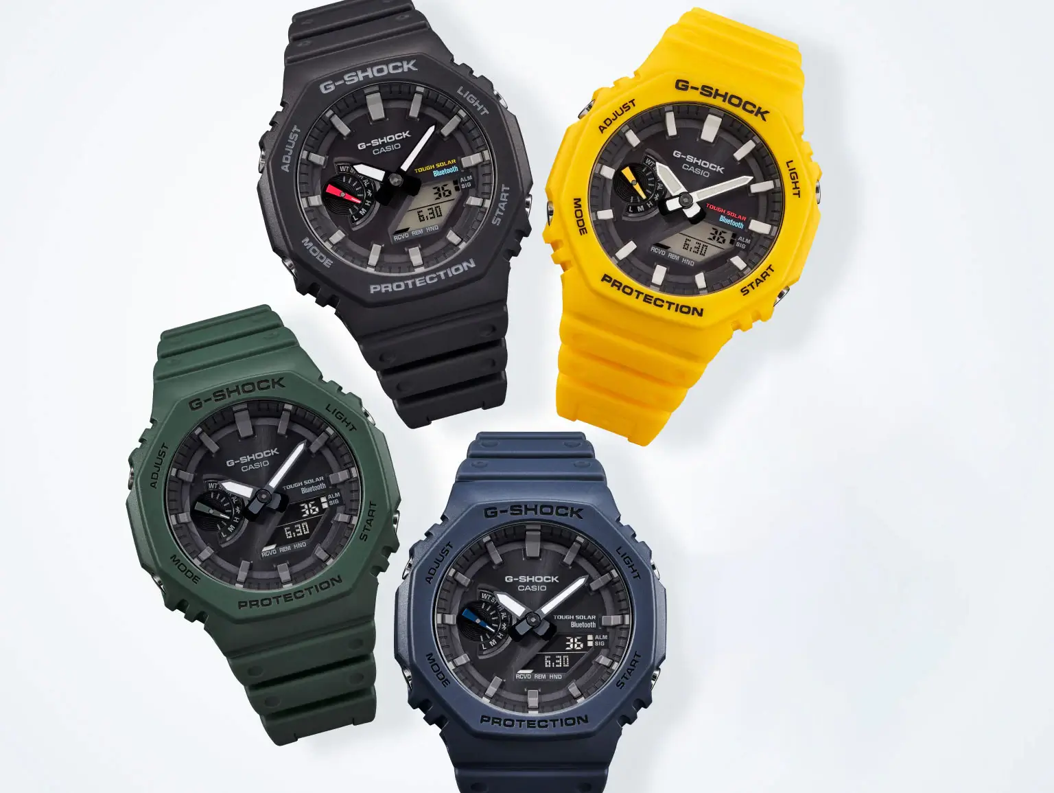 G-SHOCK GA-B2100 カシオーク Gショックがポップなデザインの2100シリーズの最新作をリリース